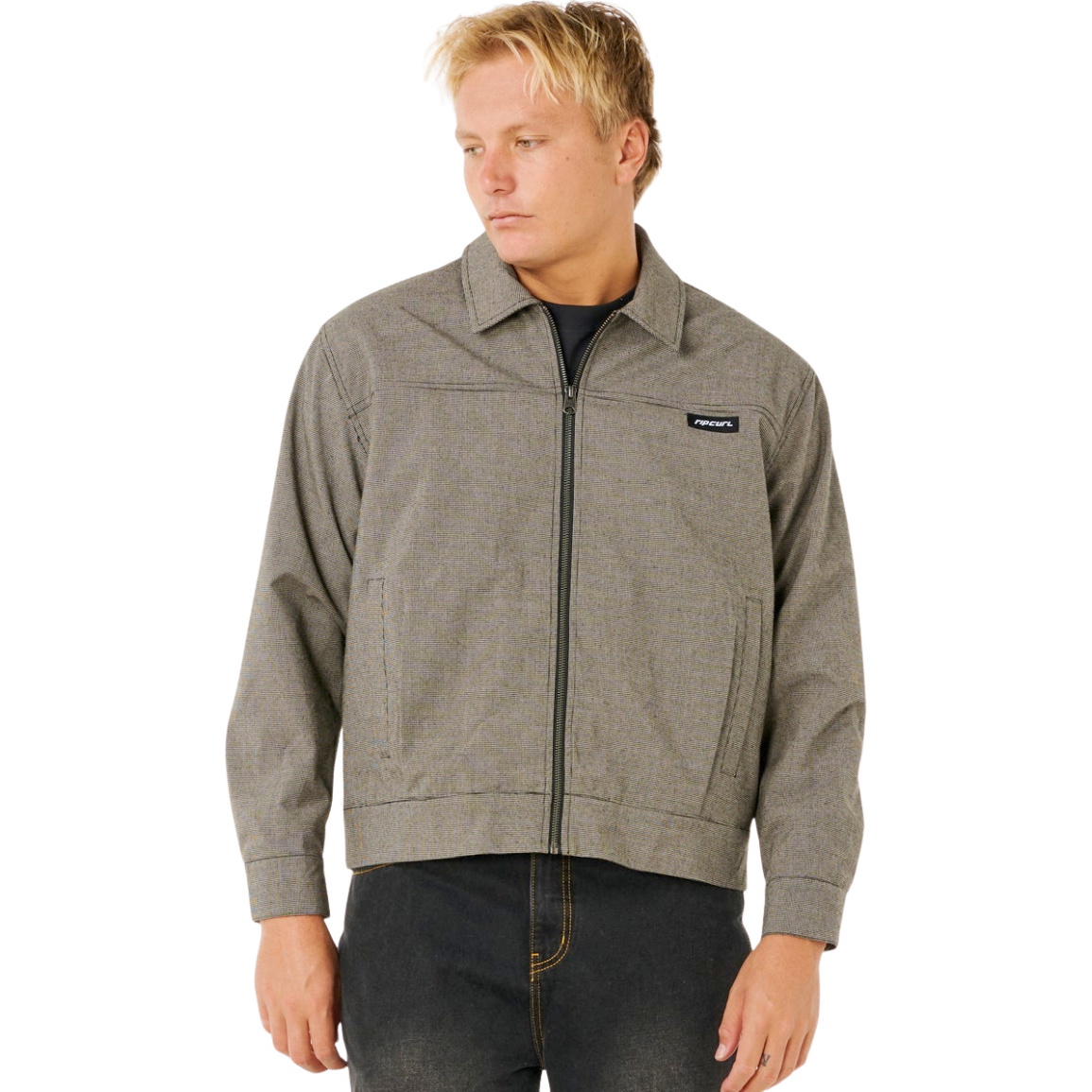 2026 Rip Curl Da Uomo Giacca Inner Visions 02GMJA - Black